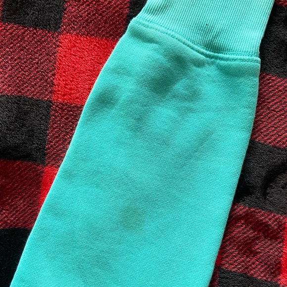 Girls TNA blue hoodie size small , one small Stain on arm but not much! - Picture 5 of 5